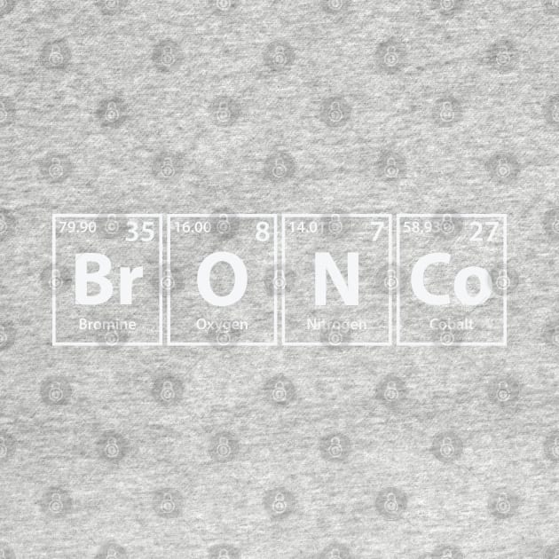 Bronco (Br-O-N-Co) Periodic Elements Spelling by cerebrands